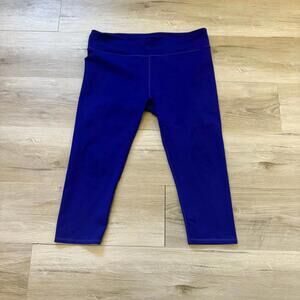 Fabletics Cropped Purple Leggings Women's XL